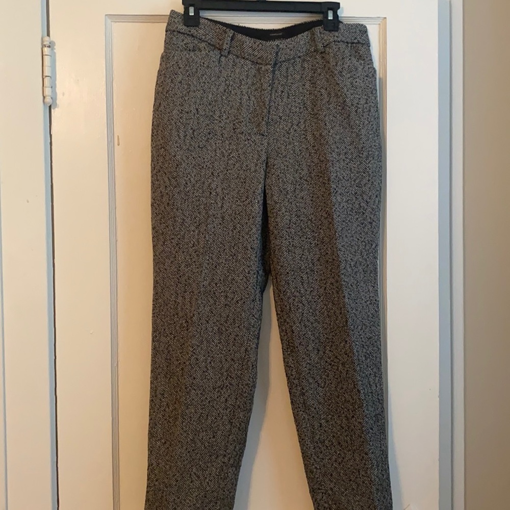 Talbots Hampshire Black and White Pants Size 10
